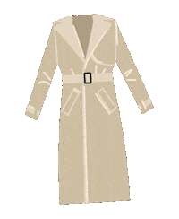 Trenchcoat Sticker by Friends Of Fashion
