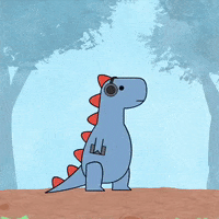 Chilling T-Rex GIF