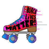 Black Lives Matter Skate Sticker by Zachary Sweet