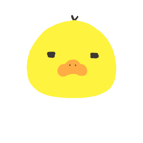 Duck Chick Sticker