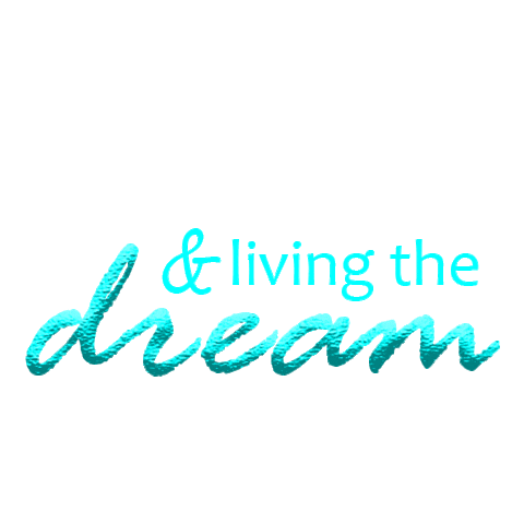 Living The Dream Love Sticker by TracysPawsRescue