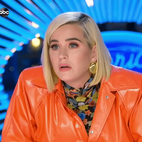 Katy Perry Reaction GIF by Idols Global