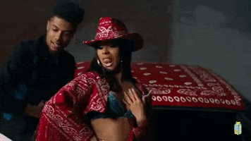 cardi b thotiana GIF by Blueface
