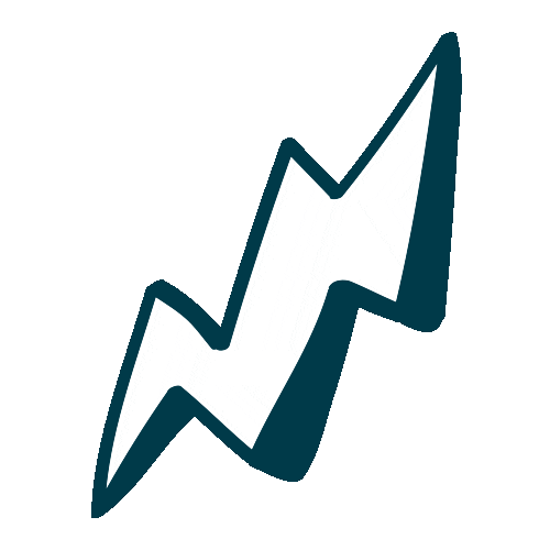 lightening Sticker by Rascal and Friends