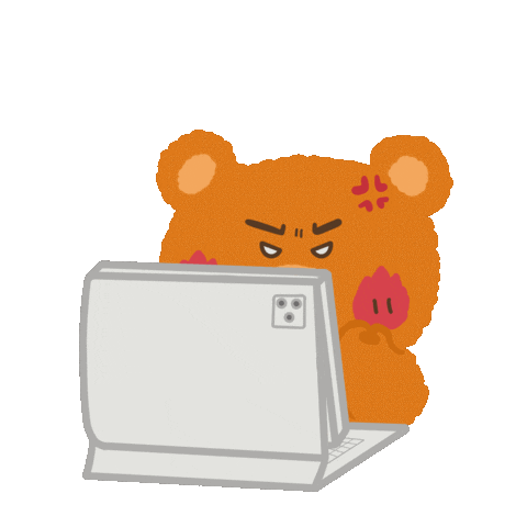 hsiaodraw angry 生氣 怒 氣 Sticker