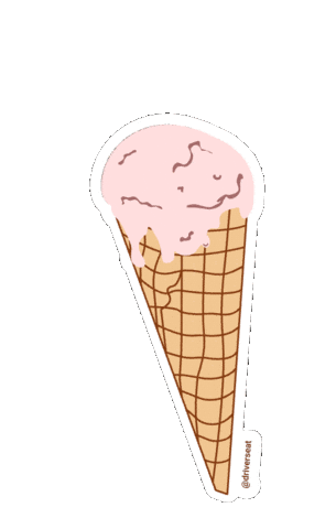 Pink Strawberry Sticker