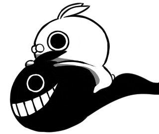 crazyyamirabbit giphyupload line うさぎ lineスタンプ Sticker
