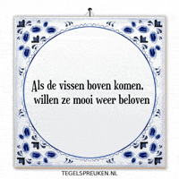 Water Spreuk GIF by Tegelspreuken.nl