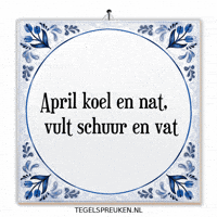Water April GIF by Tegelspreuken.nl