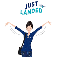 Happy Cabin Crew Sticker by GarudaIndonesia