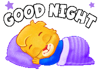 Good Night Sticker by Lucas and Friends by RV AppStudios