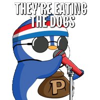 Cats Dogs Sticker by Pudgy Penguins