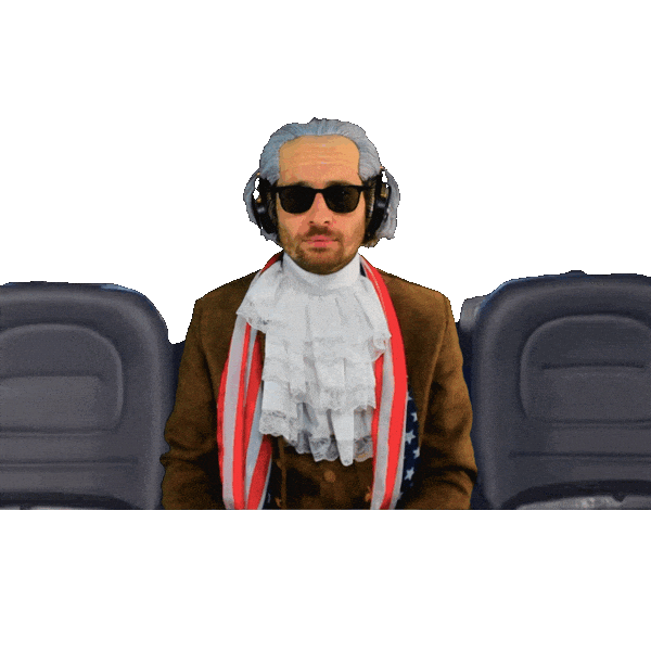 Excited In The Crowd Sticker