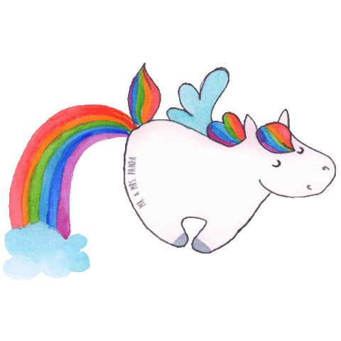 Unicorn Einhorn Sticker by Mr. & Mrs. Panda