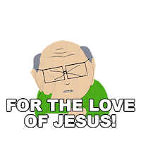 Jesus Christ Omg Sticker by South Park