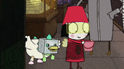 jump candy GIF by Sarah & Duck