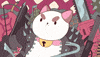 bee and puppycat leather jacket GIF by Cartoon Hangover