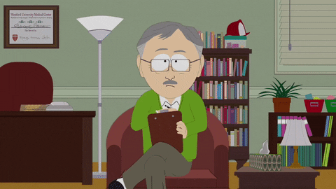 writing listening GIF by South Park 