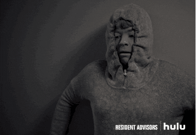 disappear resident advisors GIF by HULU