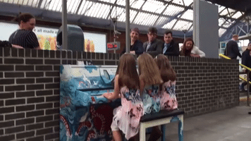 Commuters Calmed by Sounds of New Public Piano at Dublin Train Station