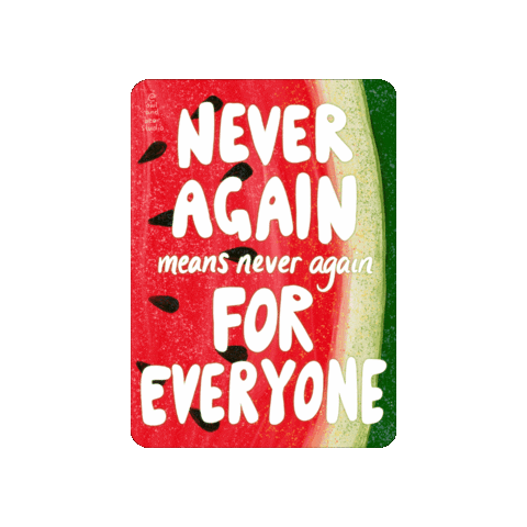 Never Again Watermelon Sticker