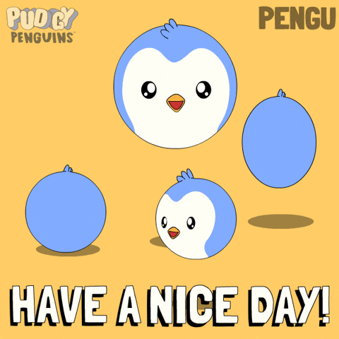 Good Morning Penguin GIF by Pudgy Penguins