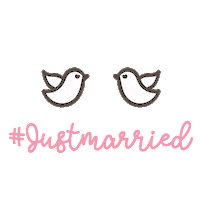 Wedding Kissing Sticker by Polka Dot Bride