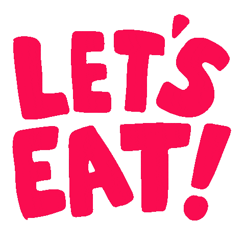 Lets Eat Sticker by Norriseph