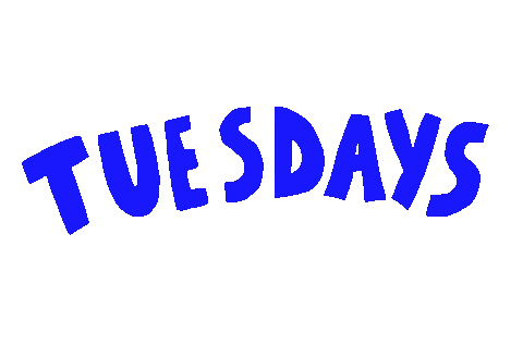 Tuesdays Sticker by Kirsten Hurley