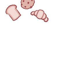 Pink Breakfast Sticker