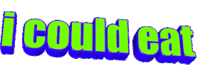hungry text Sticker