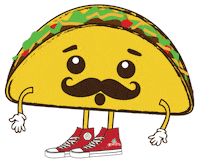 caciqueusa taco mexican mexican food cacique Sticker