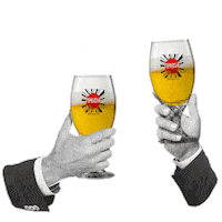 pravdabeer beer cheers hands craft beer Sticker
