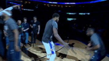 carmelo anthony family GIF by NBA