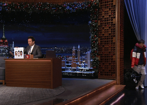 Jimmy Fallon Snow GIF by The Tonight Show Starring Jimmy Fallon