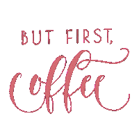 But First Coffee Hello Sticker