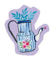 Fashion Flowers Sticker by Enhorabuena Estudio