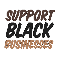 Black Business Sticker by THE GOLDSMYTH