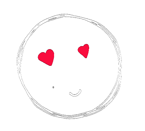 frankiegerrard1234 love heart face eyes Sticker