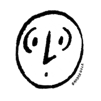 face shut up Sticker by andregola
