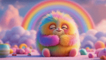 Fuzzlets love happy i love you joy GIF