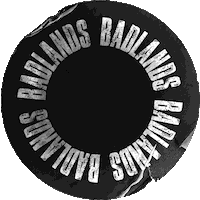 Badlandscc cycling dust cyclist gravel Sticker
