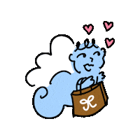 Shopping Angel Sticker