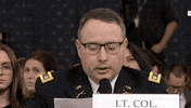 news impeachment impeachment inquiry testimony alexander vindman GIF