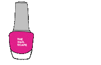 pink what Sticker by The Nailscape