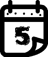 Curlysmurfette Takvim Sticker