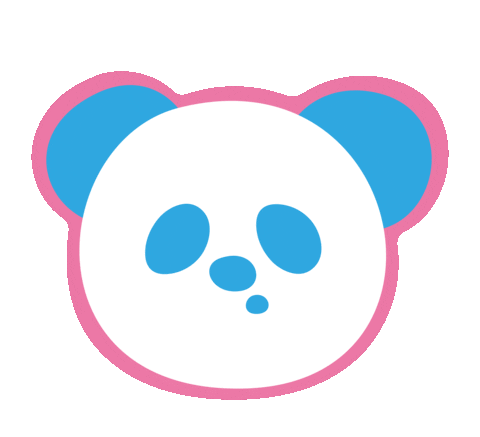 kouyuri giphyupload kawaii talking panda Sticker