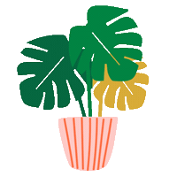 Plants Cactus Sticker by Isabel Serna