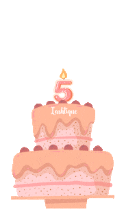 Happy Birthday Sticker by lashtiqueid