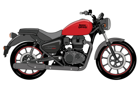 Meteor Ridepure Sticker by Royal Enfield